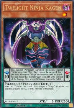 Twilight Ninja Kagen⁣ - Battles of Legend: Light's Revenge⁣ (Ultra Rare)⁣ [017]