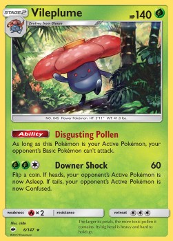 Vileplume⁣ - Burning Shadows⁣ (Holo Rare)⁣ [6]