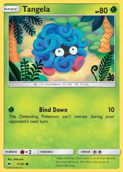 Tangela⁣ - Burning Shadows⁣ (Common)⁣ [7]