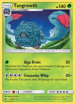 Tangrowth⁣ - Burning Shadows⁣ (Rare)⁣ [8]