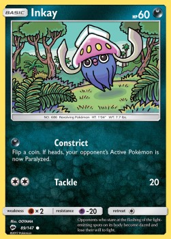 Inkay⁣ - Burning Shadows⁣ (Common)⁣ [89]