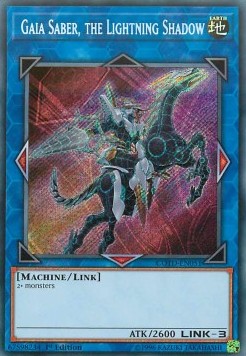 Gaia Saber, the Lightning Shadow⁣ - Code of the Duelist⁣ (Secret Rare)⁣ [051]