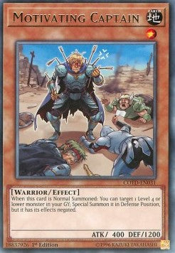 Motivating Captain⁣ - Code of the Duelist⁣ (Rare)⁣ [031]
