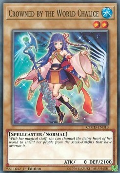 Crowned by the World Chalice⁣ - Code of the Duelist⁣ (Common)⁣ [018]