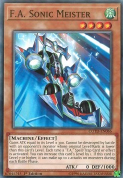 F.A. Sonic Meister⁣ - Code of the Duelist⁣ (Common)⁣ [086]