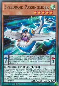 Speedroid Passinglider⁣ - Code of the Duelist⁣ (Common)⁣ [098]