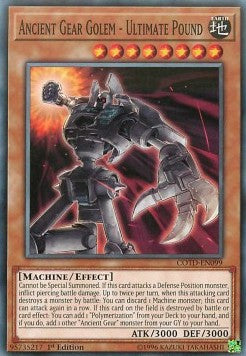 Ancient Gear Golem - Ultimate Pound⁣ - Code of the Duelist⁣ (Common)⁣ [099]