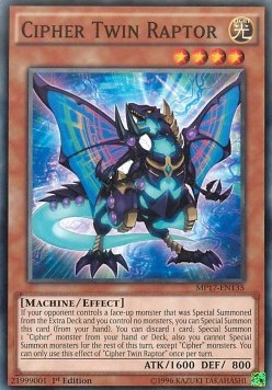 Cipher Twin Raptor - 2017 Mega-Tin Mega Pack (Common) [MP17-135]