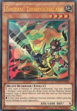 Zoodiac Thoroughblade⁣ - 2017 Mega-Tin Mega Pack⁣ (Ultra Rare)⁣ [184]
