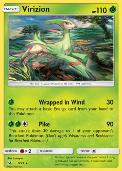 Virizion⁣ - Shining Legends⁣ (Holo Rare)⁣ [8]