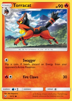 Torracat⁣ - Shining Legends⁣ (Common)⁣ [16]