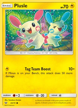 Plusle - Shining Legends (Common) [SLG-33]