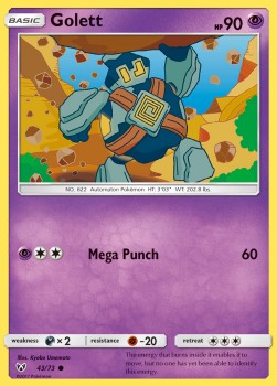 Golett⁣ - Shining Legends⁣ (Common)⁣ [43]