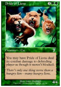 Pride of Lions⁣ - Seventh Edition⁣ (Uncommon)⁣ [261]