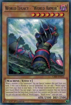 World Legacy - "World Armor"⁣ - Circuit Break⁣ (Rare)⁣ [022]