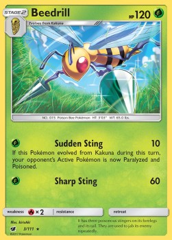 Beedrill⁣ - Crimson Invasion⁣ (Rare)⁣ [3]