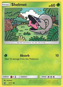 Shelmet⁣ - Crimson Invasion⁣ (Common)⁣ [8]