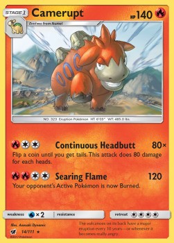 Camerupt - Crimson Invasion (Rare) [CIN-14]