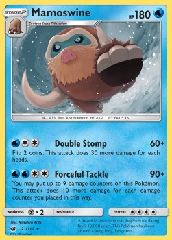 Mamoswine⁣ - Crimson Invasion⁣ (Rare)⁣ [21]