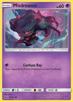 Misdreavus⁣ - Crimson Invasion⁣ (Common)⁣ [39]