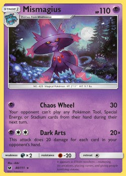 Mismagius⁣ - Crimson Invasion⁣ (Rare)⁣ [40]