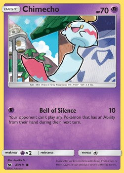 Chimecho⁣ - Crimson Invasion⁣ (Common)⁣ [43]