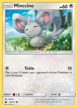 Minccino⁣ - Crimson Invasion⁣ (Common)⁣ [85]