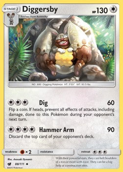 Diggersby⁣ - Crimson Invasion⁣ (Uncommon)⁣ [88]