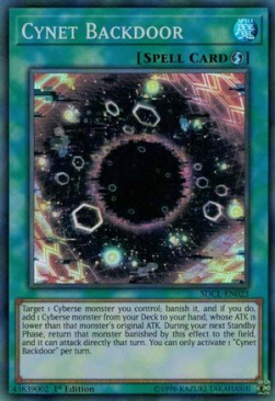 Cynet Backdoor⁣ - Structure Deck: Cyberse Link⁣ (Super Rare)⁣ [023]