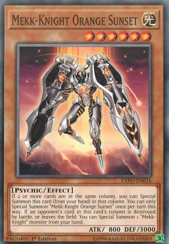 Mekk-Knight Orange Sunset⁣ - Extreme Force⁣ (Common)⁣ [016]