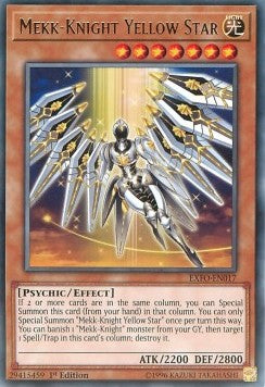Mekk-Knight Yellow Star⁣ - Extreme Force⁣ (Rare)⁣ [017]