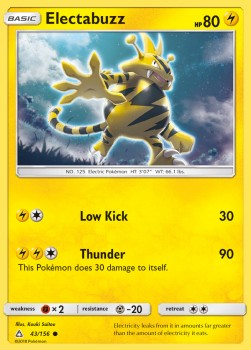 Electabuzz⁣ - Ultra Prism⁣ (Common)⁣ [43]
