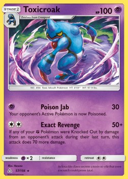 Toxicroak⁣ - Ultra Prism⁣ (Rare)⁣ [57]