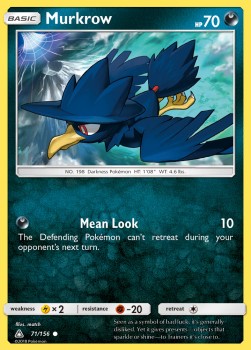 Murkrow⁣ - Ultra Prism⁣ (Common)⁣ [71]