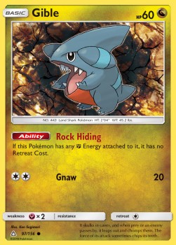 Gible⁣ - Ultra Prism⁣ (Common)⁣ [97]