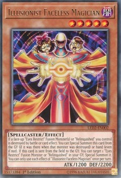 Illusionist Faceless Magician - Legendary Duelists: Ancient Millennium (Rare) [LED2-002]