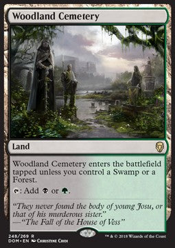 Woodland Cemetery⁣ - Dominaria⁣ (Rare)⁣ [248]