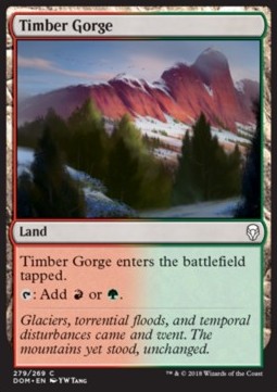 Timber Gorge⁣ - Dominaria⁣ (Common)⁣ [279]