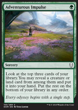 Adventurous Impulse⁣ - Dominaria⁣ (Common)⁣ [153]
