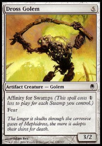 Dross Golem⁣ - Darksteel⁣ (Common)⁣ [119]