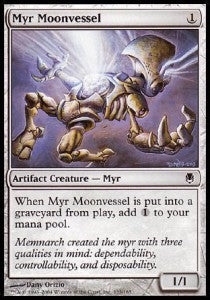 Myr Moonvessel⁣ - Darksteel⁣ (Common)⁣ [133]
