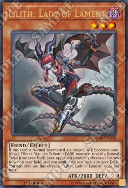 Lilith, Lady of Lament⁣ - Structure Deck: Lair of Darkness⁣ (Ultra Rare)⁣ [000]
