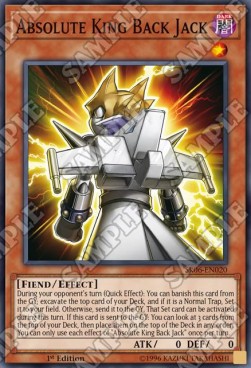 Absolute King Back Jack⁣ - Structure Deck: Lair of Darkness⁣ (Common)⁣ [020]