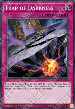 Trap of Darkness⁣ - Structure Deck: Lair of Darkness⁣ (Common)⁣ [036]