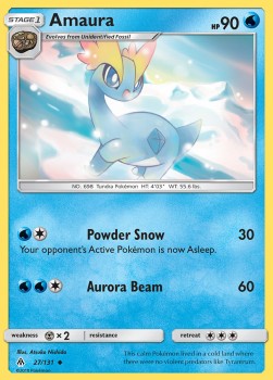 Amaura⁣ - Forbidden Light⁣ (Uncommon)⁣ [27]