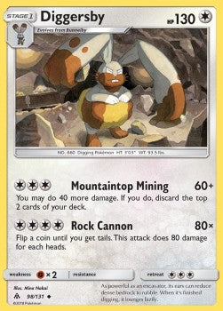 Diggersby⁣ - Forbidden Light⁣ (Uncommon)⁣ [98]