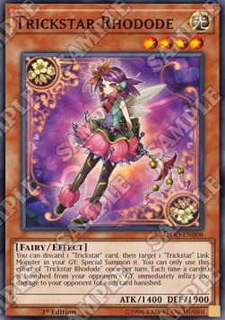 Trickstar Rhodode⁣ - Flames of Destruction⁣ (Super Rare)⁣ [008]