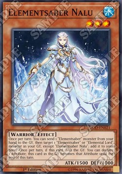 Elementsaber Nalu⁣ - Flames of Destruction⁣ (Super Rare)⁣ [021]
