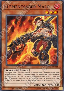 Elementsaber Malo⁣ - Flames of Destruction⁣ (Common)⁣ [022]
