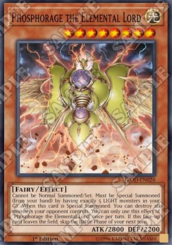 Phosphorage the Elemental Lord⁣ - Flames of Destruction⁣ (Super Rare)⁣ [026]